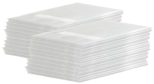 Rosenstein & Söhne Tüte für Vakuumierer: 200 Profi-Folienbeutel für Balken-Vakuumierer, 15 x 20 cm (Folien-Beutel, Siegelrandbeutel, Pumpe)