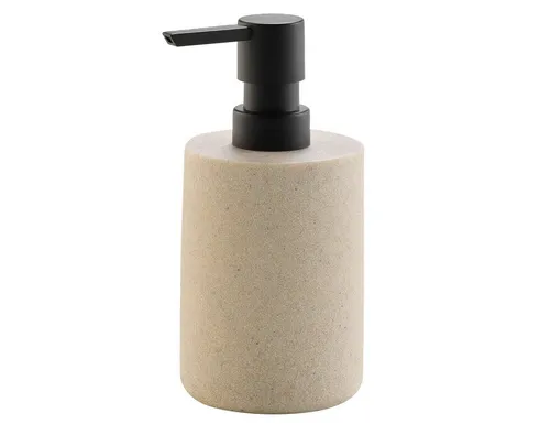 Douceur d'intérieur Seifenspender SAND, elegant beige in beige von Douceur d'intérieur