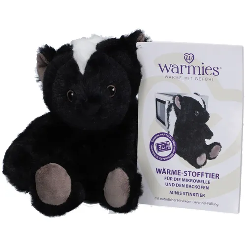 Warmies® MINIS Stinktier in schwarz von Warmies