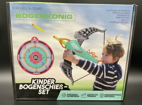 Bogenschießen Set  Pfeil und Bogen Kinder Set inklusive Zielscheibe Kinderbogen