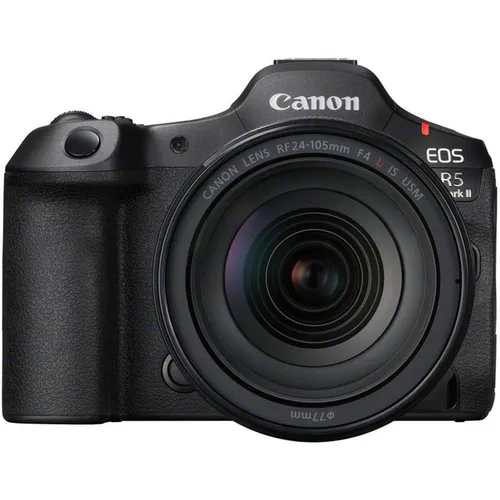 CANON EOS R5 Mark II Kit mit RF 24-105mm F4.0 L IS USM - Spiegellose Systemkamera mit 8,1 cm Display, WLAN und erstklassigem 24-105 mm Objektiv für professionelle Fotografie.