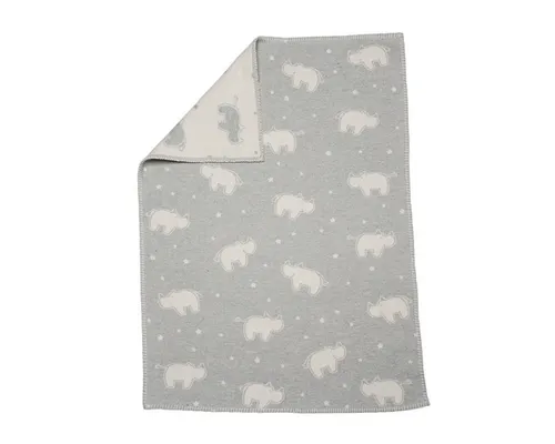 Babydecke Lena, DAVID FUSSENEGGER, süße Kuscheldecke aus 100 % Bio Baumwolle