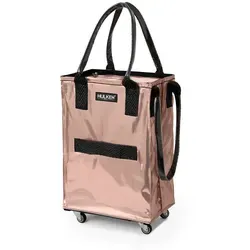 Shopper mit Rollen, small Hulken Bag in Roségold in gold von Hulken