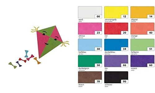 folia Transparentpapier, (B)700 x (L)1 m, 42 g/qm, rot