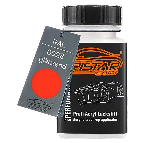 TRISTARcolor RAL 3028 Reinrot/Pure Red glänzend Lackstift 50 ml schnelltrocknend