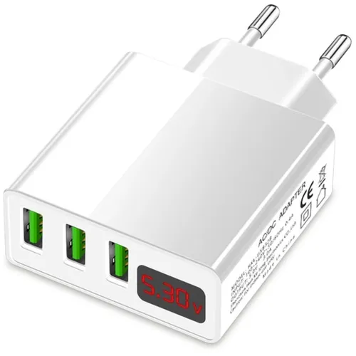 Eaxus USB-Charger USB Ladegerät 15 W 3x USB-A  Weiß  Schnellladegerät