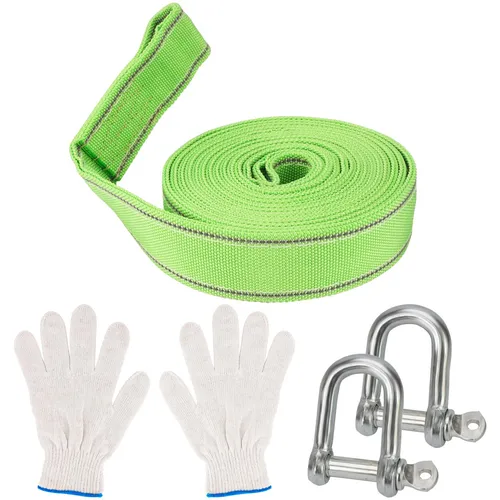 Abschleppseil 5M x 5cm in grün von Tinyyo