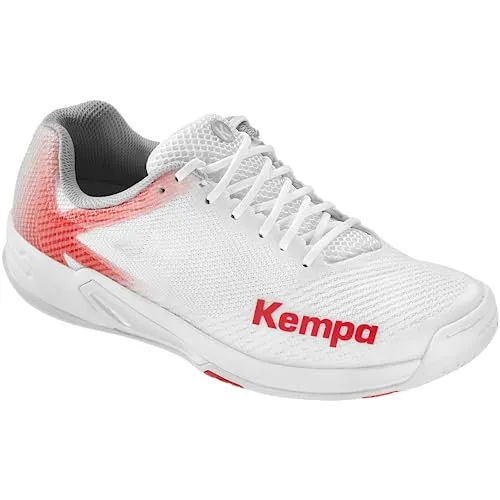 Kempa Wing 2.0 Women Handballschuhe - Handballschuhe mit MICHELIN-Sohle für optimalen Grip und POWER CORE Dämpfung für hohen Tragekomfort – ideal für Indoor-Sport und schnelle Bewegungen.