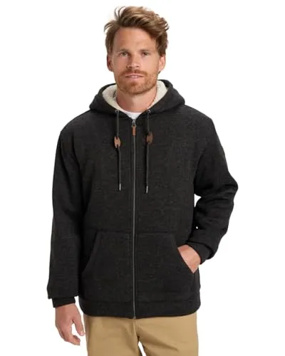 Quiksilver Keller Sherpa Fleece Pullover Schwarz S