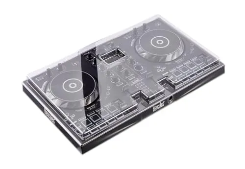 Decksaver Hercules DJ Control Inpulse 300 - Staubschutzabdeckung - Robuste Staubschutzabdeckung für Hercules DJ Control Inpulse 300, schützt vor Staub und Flüssigkeiten, kein Abstecken der Kabel nötig, ideal für DJs und Musikliebhaber.