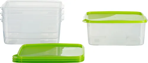 MiraHome Gefrierdosen 4x2,75L – Luftdichte Vorratsdosen für Mealprep - Frischhaltedosen für die Küche, ideal zum Aufbewahren und Frischhalten von Lebensmitteln. Stapelbar, temperaturbeständig und aus BPA-freiem Material – perfekt für jeden Haushalt!