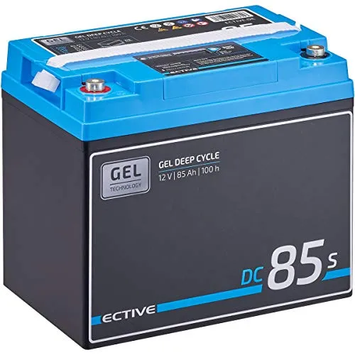 ECTIVE DC 85S GEL Deep Cycle Batterie mit LCD-Anzeige