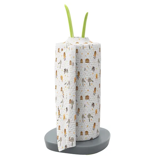 Halterung für Küchenrollen in Blatt-Optik Küchenrollenständer freistehend