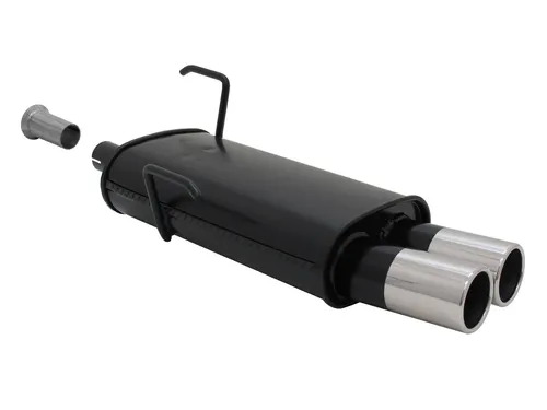 Novus Sportauspuff für Peugeot 206 2x76mm - Schalldämpfer mit sportlichem Design und kraftvollem Sound, ideal für Peugeot 206 Liebhaber, die Leistung und Stil kombinieren möchten.