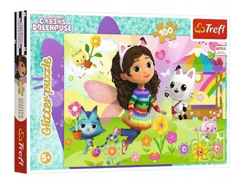 Puzzle 100 pieces Glitter Glitter Gabby's Dollhouse Trefl 5900511148329