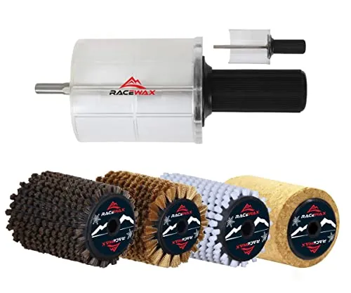 RaceWax Roto Bürste Kork Nylon Roßhaar Kupfer Rotorbürste 100mm - Hochwertige Rotorbürste für effizientes Arbeiten. Ideal für den professionellen Einsatz, sorgt für eine gründliche Reinigung von Oberflächen.
