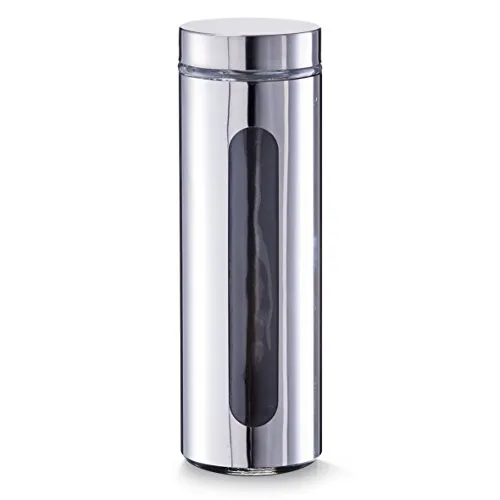 Zeller 19948 Vorratsglas, 1500 ml, ø 10.2 x 30.5 cm, Chrom