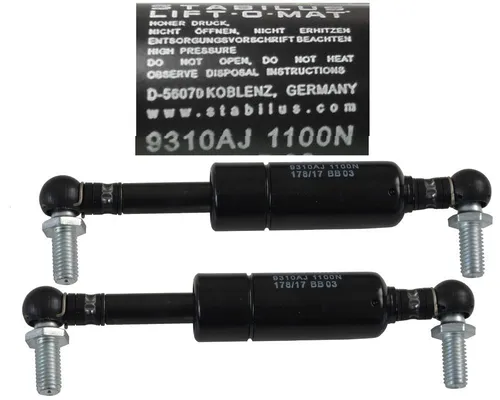 Stabilus Lift-O-Mat 9310AJ 1100N Gasfeder 2er Set - Sonstige, hochwertige Gasfedern für müheloses Öffnen und Schließen von Klappen und Türen, ideal für Möbel und Fahrzeuge.