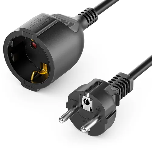 10m Verlängerungskabel 3680W 16A Stromkabel Verlängerung Netzkabel Schutzkontakt