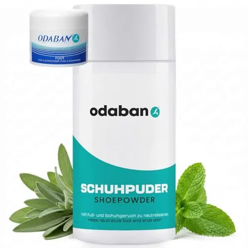 odaban® Fuß- und Schuhpuder | Effektiver Fußgeruchskiller