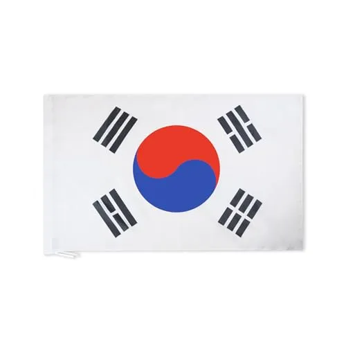 AZ FLAG - Flagge Südkorea - 150x90 cm - Koreanische Fahne 90 x 150 Cm Scheide Für Mast - Flaggen Feiner Polyester