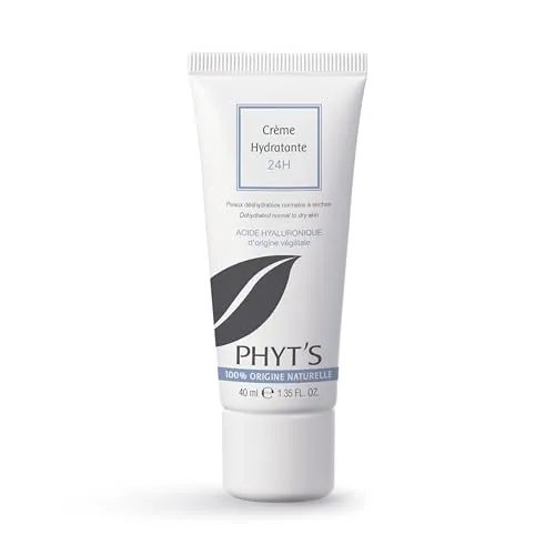 Phyt ́s Aqua Crème Hydratante 24h 40ml - Tagespflege für intensive 24h Feuchtigkeit, rehydriert trockene Haut und unterstützt die natürliche Wasserbindung für ein frisches Hautgefühl.
