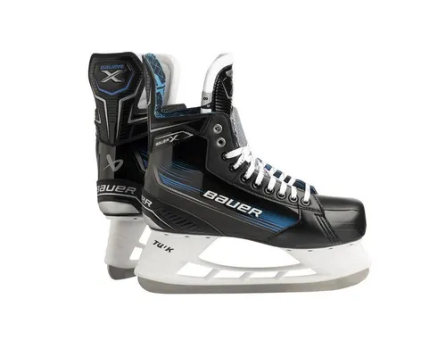 Bauer X Senior Schlittschuhe - Größe 7.5 (EU42.5) - Hochwertige Schlittschuhe für optimale Performance auf dem Eis. Ideal für Hobby- und Freizeitspieler, komfortable Passform und robustes Design.