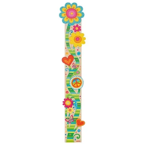 goki Messlatte Floranella aus Holz Kinderzimmer Metermaß 60655