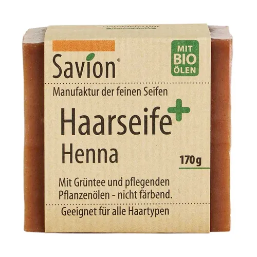 Haarseife - Henna plus 170g | SAVION