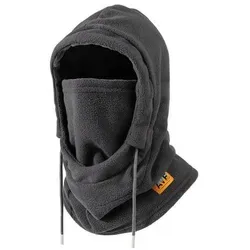 LuxusKollektion Thermo Fleece Sturmhaube – Winddichte Balaclava Gesichtsmaske in Grau