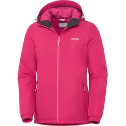 Regatta Damen Wetterschutzjacke wattiert, rosa, Größe 42 - Wasserabweisende Jacke mit 10.000 mm und atmungsaktivem Material für optimalen Komfort. Ideal für kalte Tage und Outdoor-Aktivitäten. Schützen Sie sich stilvoll vor Wind und Wetter!