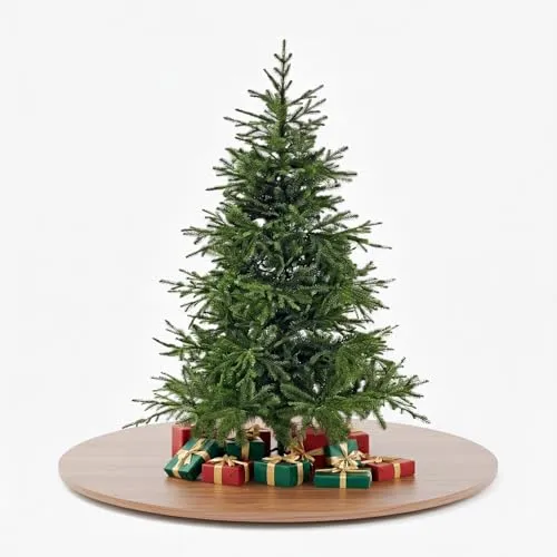 CLGarden Skiva Künstlicher Weihnachtsbaum 210 cm realistische Fichte, PE Nadeln & PVC Spitzen, wie echt, Tannenbaum künstlich, dichte Zweige