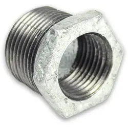 Temperguss Gewindefitting Reduzierstück (AG - IG) (Ausführung: 1''AG - 3/4''IG)