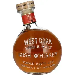 West Cork Maritime Release - Rum Cask Irish Whiskey - Whisky mit 46,0% Vol., veredelt in Rumfässern, bietet reichhaltige Aromen von Honig, Vanille und Schokolade in einer einzigartigen maritimen Flasche.