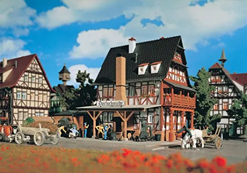 Vollmer 43696 Dorfschmiede mit Inneneinrichtung
