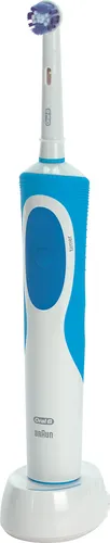 Oral-B Vitality Precision Clean, Erwachsener, Rotierende-vibrierende Zahnbürste, Tägliche Pflege, 20000 Bewegungen pro Minute, Blau, Weiß, 7600 Bewegungen pro Minute