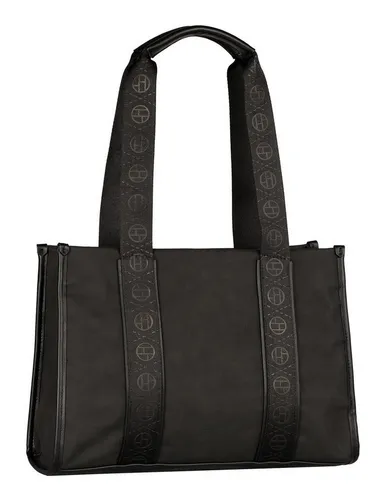 TOM TAILOR Shopper Yara, Polyurethan in schwarz von Tom Tailor