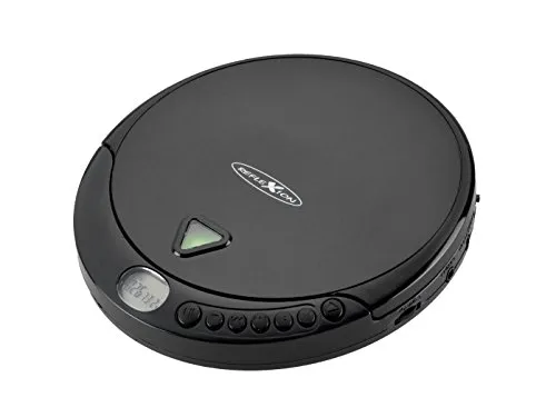 Reflexion PCD510MF Tragbarer CD/MP3-Player mit UKW-Radio (Hörbuchfunktion, Ohrhörer, Netz oder Batteriebetrieb) schwarz