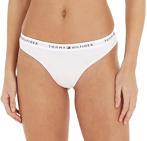 Tommy Hilfiger Underwear String mit Logo auf dem Taillenbund rosa L (40)