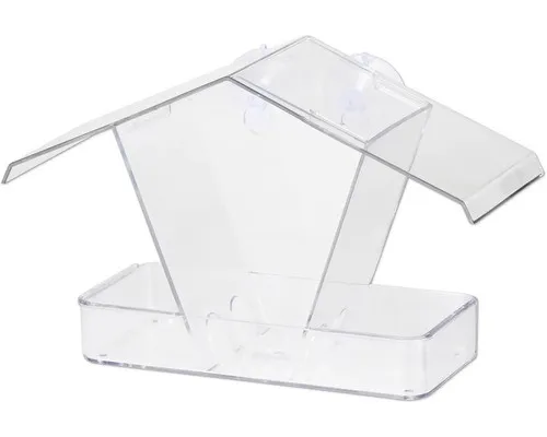 Vogelfutterhaus aus stabilem Kunststoff 24x9,6x15 cm