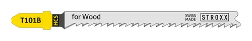 Stroxx Stichsägeblatt T101B, für Holz 3-30 mm, 5 Stück