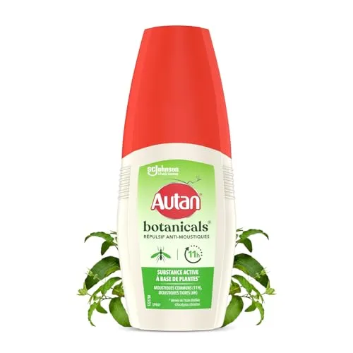 Autan Botanicals Pumpspray Insektenschutz, natürlicher Wirkstoff aus Zitronen Eukalyptus-Öl, Travel Essentials, 1er Pack (1 x 100 ml)