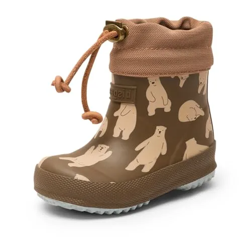 bisgaard Thermo Baby Rain Boot Care Bears, 25 EU - Baby Stiefel für Jungen, handgefertigt aus wasserdichtem Naturkautschuk, mit warmem Wollfutter für ultimativen Komfort an Regentagen.