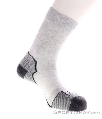Icebreaker Hike+ Light Crew Herren Wandersocken - Grau - S - Sportsocken mit Merinowolle für optimale Temperaturregulation und Komfort beim Wandern, ideal für aktive Männer.