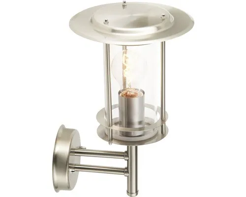 Brilliant York Wandleuchte Edelstahl 44781/82 von Brilliant
