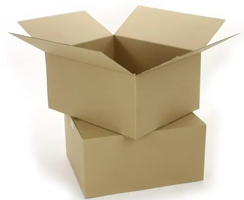 WePack 25 Stück Faltkarton 500x350x250 mm Innenmaß Versandkarton E-commerce Karton 2-Wellig Braun Kartonage Verpackung Postkarton Versandschachtel Paket Päckchen