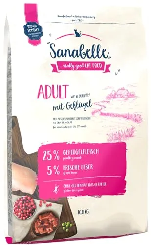 Sanabelle Adult Katzentrockenfutter mit Geflügel