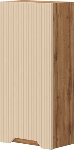 Vicco Badschrank Lotta, Eiche/Kaschmir gestreift, 20 x 72.6 cm