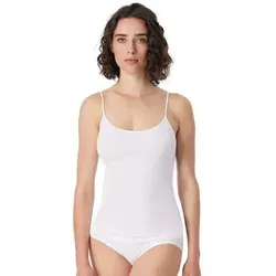 Schiesser Spaghettitop Luxury ohne störende Seitennähte, schmale Träger, extraflache Abschlüsse weiß XXXL (46)