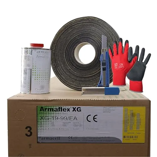 original Armaflex XG Camper-Ausbau-Set 1 - Panel-Isolierung für Fahrzeuge und Camper, schützt effektiv vor Kondenswasser und sorgt für optimale Wärmedämmung.
